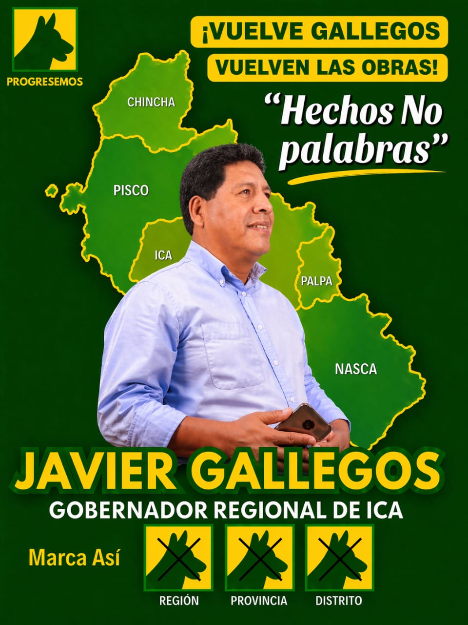 Tenemos un gran equipo técnico profesional Nasca